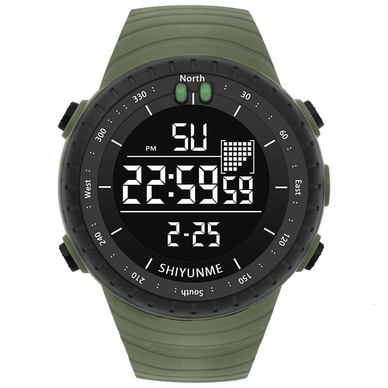 Wristwatches Mens Watch Military Water Resistant SHIYUNME Sport watch Army LED Digital Wrist Stopwatches for Male 221129