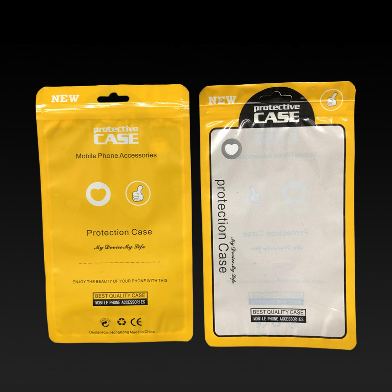 Poly Bags Clear Plastic Opp Packing Zipper Package Accessories Pvc Retail Boxes Handles For 4.7 5.5 inch iPhone Samsung Huawei XiaoMi OnePlus Cable