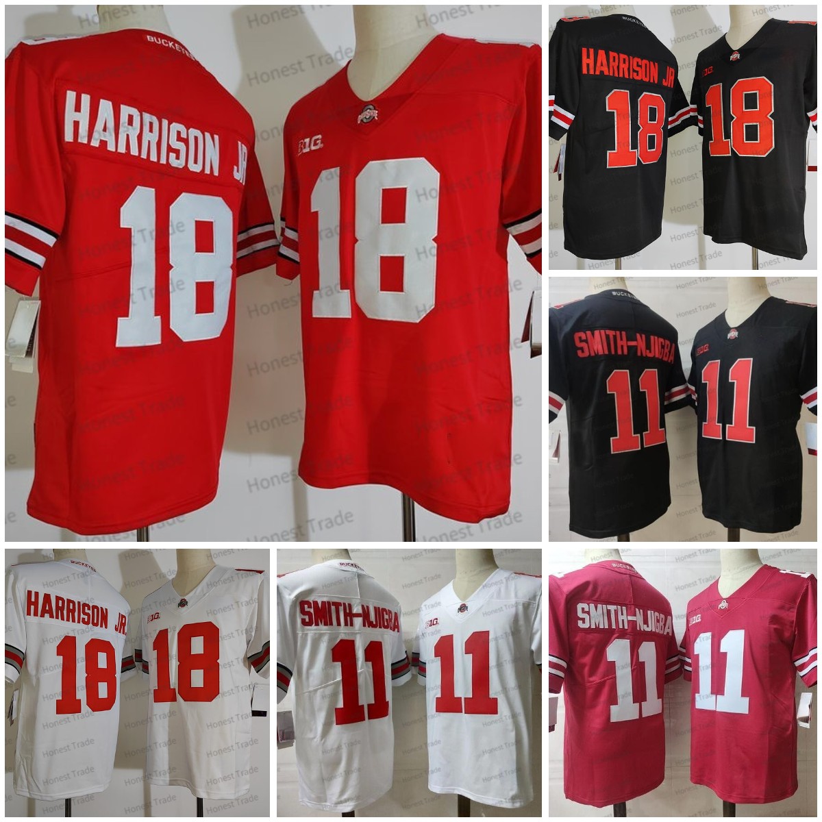 Ohio State Buckeyes 11 Jaxon Smith-Njigba Football Jersey 18 Marvin Harrison Jr. Red White Black Mens College Football Jerseys 150th Stitched, Men jersey
Ohio State Buckeyes 11 Jaxon Smith-Njigba Football Jersey 18 Marvin Harrison Jr. Red White Black Mens College Football Jerseys 150th Stitched, Men jersey