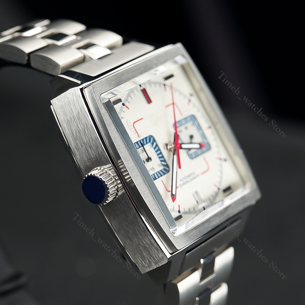 Wristwatches 50th Anniversary Special Edition Super Rare Sport Quartz Blue 39mm Chronograph Luxury Stainless Steel Strap Watch 221128