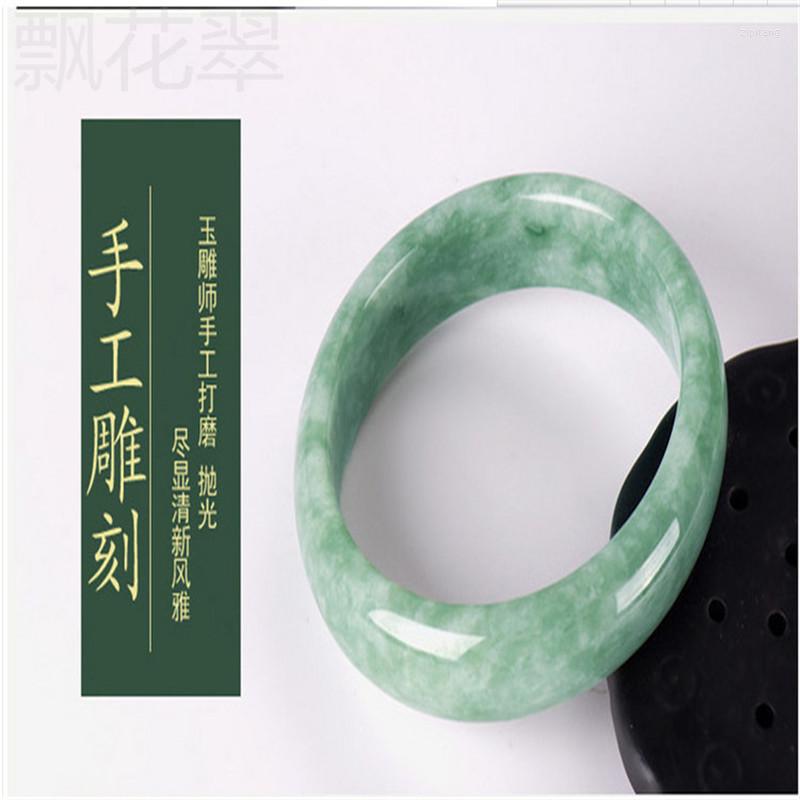 Bangle Real Grade A Natural Jade Women Healing Jewelry Genuine Chinese Jades Stone Bangles Jadeite Bracelet Girlfriend Mom Gifts