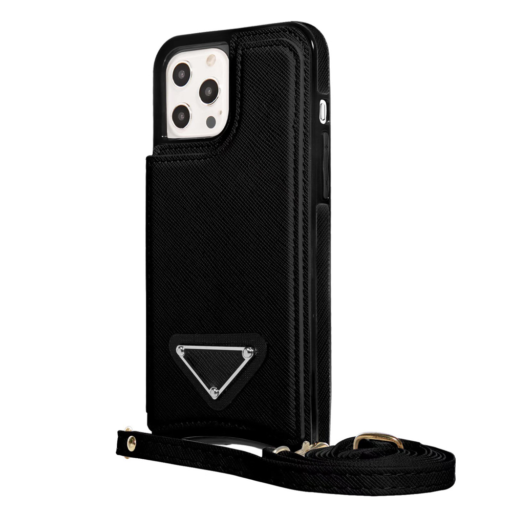 Brand P triangle PU leather cell phone case suitable for iphone14 shielded messenger bag iphone 13 pro max mobile phone ladies wallet, Black
Brand P triangle PU leather cell phone case suitable for iphone14 shielded messenger bag iphone 13 pro max mobile phone ladies wallet, Black