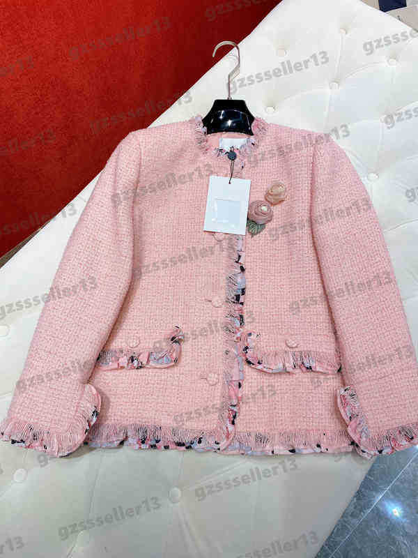 Jacket For Women Luxury Designer CNL Camellia Flower Jackets Fashion Brand Crew Neck Creative Flounce Autumn Cotton Womens Jacket
Jacket For Women Luxury Designer CNL Camellia Flower Jackets Fashion Brand Crew Neck Creative Flounce Autumn Cotton Womens Jacket