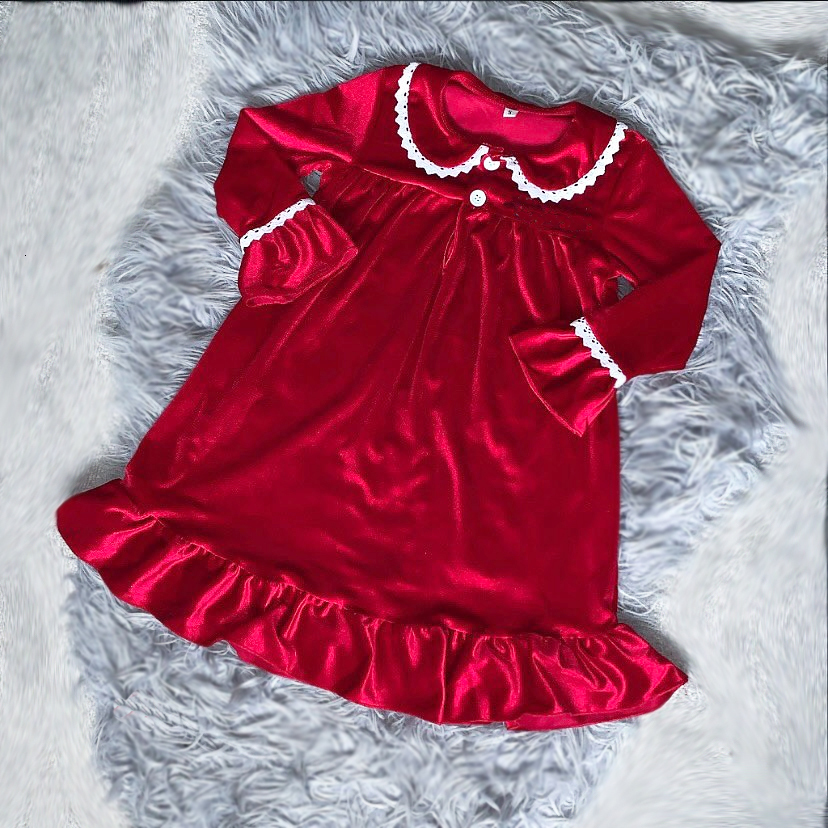 Pajamas Wholesale Baby Clothes Toddler Pajamas Red Green Velvet Kids Boys And Girls Family Matching Christmas Pyjamas 221129