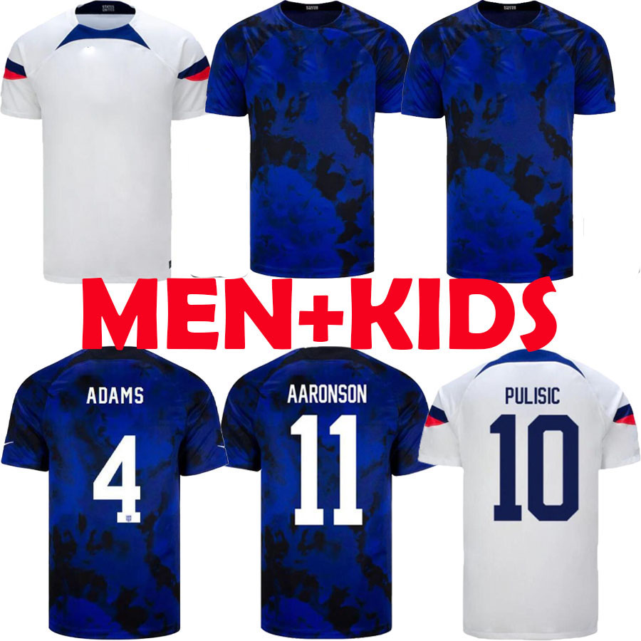 2022 2023 World Cup United States soccer jerseys away 22 23 usas home Pulisic Dest McKennie Reyna Adams Weah Musah Lletget football shirts, Blue
2022 2023 World Cup United States soccer jerseys away 22 23 usas home Pulisic Dest McKennie Reyna Adams Weah Musah Lletget football shirts, Blue