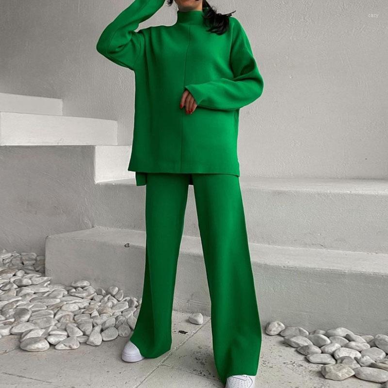 Women' Two Piece Pants 2022 Women Turtleneck Sweater Tracksuit Winter Loose Lady Knitted Suit Solid Long Sleeve Pullover Wide Leg Trousers, Beige
Women' Two Piece Pants 2022 Women Turtleneck Sweater Tracksuit Winter Loose Lady Knitted Suit Solid Long Sleeve Pullover Wide Leg Trousers, Beige
