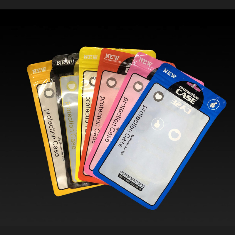 Poly Bags Clear Plastic Opp Packing Zipper Package Accessories Pvc Retail Boxes Handles For 4.7 5.5 inch iPhone Samsung Huawei XiaoMi OnePlus Cable