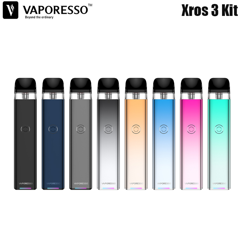 Vaporesso XROS 3 Kit 1000mAh Battery 2ml Top Filling Pod Cartridge 0.6ohm Mesh Coil Electronic Cigarette MTL Vape Kit Authentic, Multi=leave us message
Vaporesso XROS 3 Kit 1000mAh Battery 2ml Top Filling Pod Cartridge 0.6ohm Mesh Coil Electronic Cigarette MTL Vape Kit Authentic, Multi=leave us message