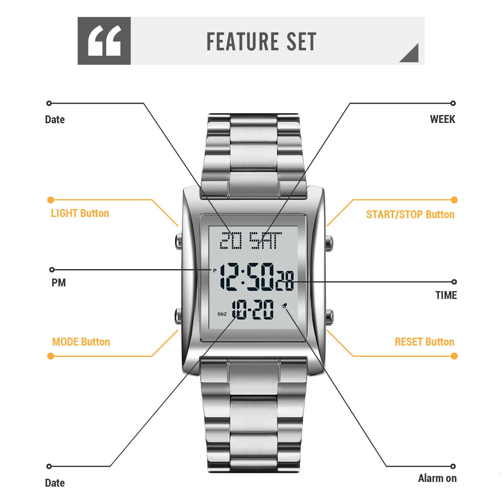 Wristwatches SKMEI Japan Digital movement Watch mens military Chrono Count Down Alarm LED Light Waterproof Sport Watches reloj hombre 1812 221129