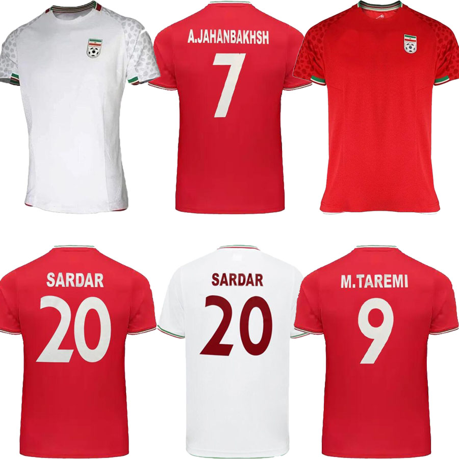 22/23 Soccer Jerseys Fans Version Tops 2022 2023 World Cup Iran national team Azmoun Hosseini Fard Jahanbakhsh home away football shirt, Green 
22/23 Soccer Jerseys Fans Version Tops 2022 2023 World Cup Iran national team Azmoun Hosseini Fard Jahanbakhsh home away football shirt, Green