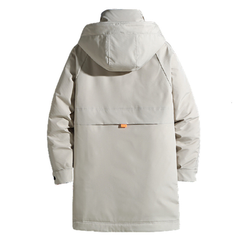 Mens Vests Winter Jacket White Duck Down Hooded Warm Coats Fashion Long Slim Fit Black Casual Clothing 221129