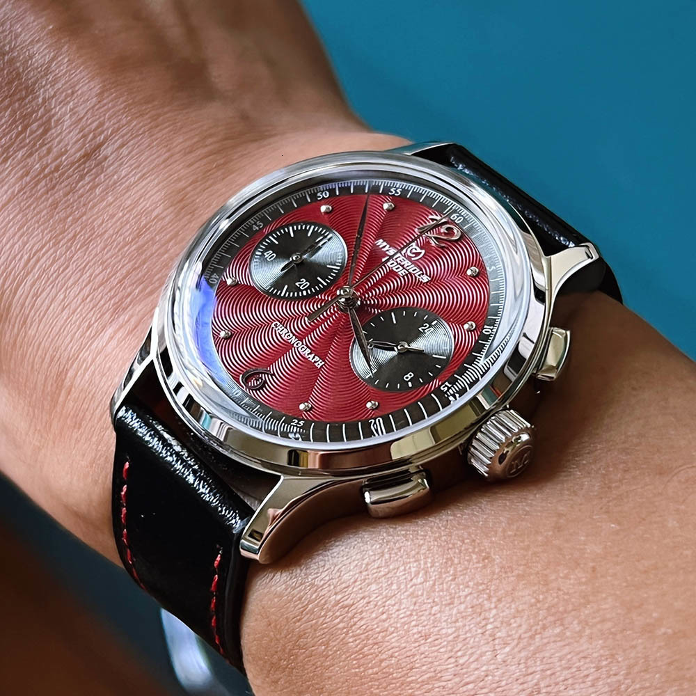 Wristwatches 38mm Mystery Code Fashion Aviation Flight Stopwatch Luxury Chronograph Waterproof Stainless Steel Quartz Watch for Men and Women 221128