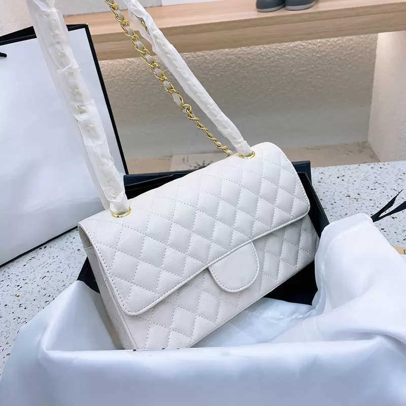 Luxury Designer Shoulder Bags Tote Woman's New Fashion Classic Caviar White Leather Envelope Bag Gold Hardware Chain Crossbody Bag Factory Direct Sales
Luxury Designer Shoulder Bags Tote Woman's New Fashion Classic Caviar White Leather Envelope Bag Gold Hardware Chain Crossbody Bag Factory Direct Sales