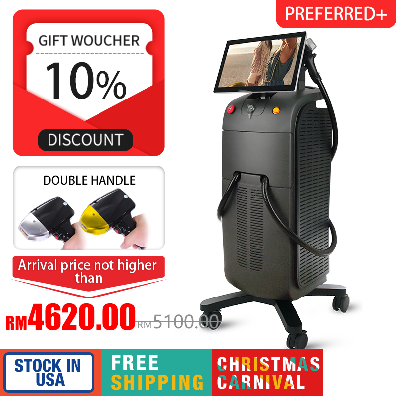 755 808 1064 diode laser hair removal machine for women men 200 million fast permanent