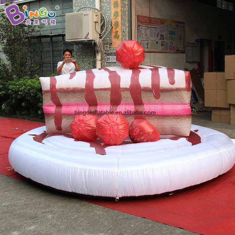 Newly Design Event Advertising Inflatable Cake Models Hamburger Donut Balloons Simulation Food Models For Outdoor Decoration Toys Sports