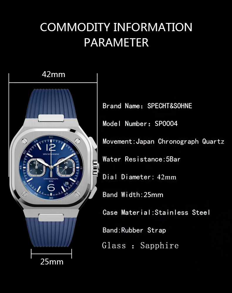 Wristwatches Reloj Hombre Rubber Black Square Watch Men Top Brand Luxury Chronograph Military Quartz for Man Waterproof Luminous Clock 221128