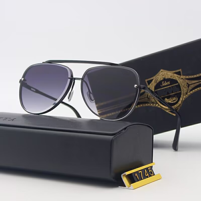 2023 Men Women Travel Driving Beach round sunglasses MACH EIGHT Top Luxury Brand Designer Sunglasses with Case DITA