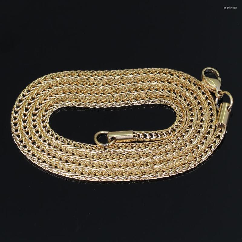 Chains Stainless Steel Franco Chain 3mm 24" Gold Silver Color Hip Hop Necklace For Men Women SC015
Chains Stainless Steel Franco Chain 3mm 24" Gold Silver Color Hip Hop Necklace For Men Women SC015