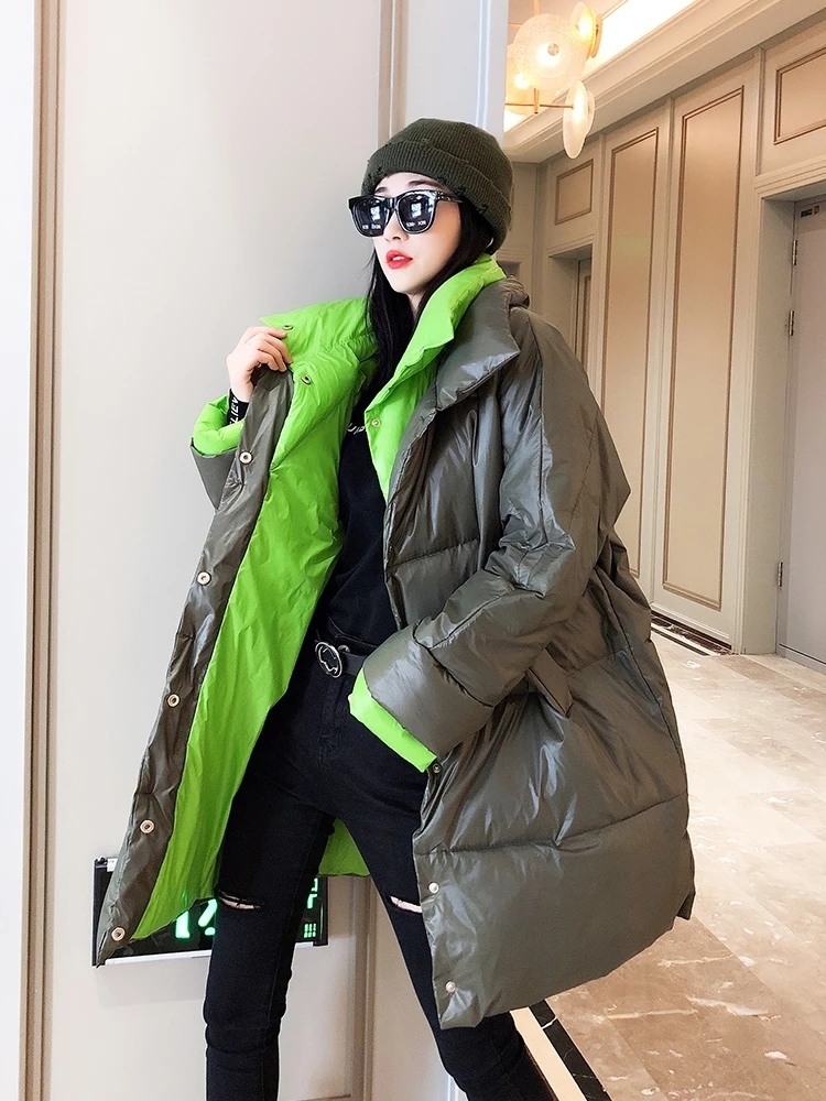Women's Down Parkas Winter Long Parkas Women Oversized Loose Jacket Female Long Big Size Warm White Duck Down Coat Parka, Black
Women's Down Parkas Winter Long Parkas Women Oversized Loose Jacket Female Long Big Size Warm White Duck Down Coat Parka, Black