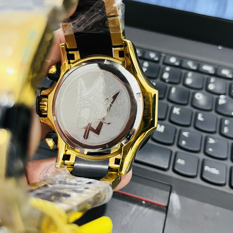 Wristwatches Watch for Men Stainless Steel Luminous Chronograph Invincible Luxury Wirstwatch Invicto Reloj De Hombre Drop 221128