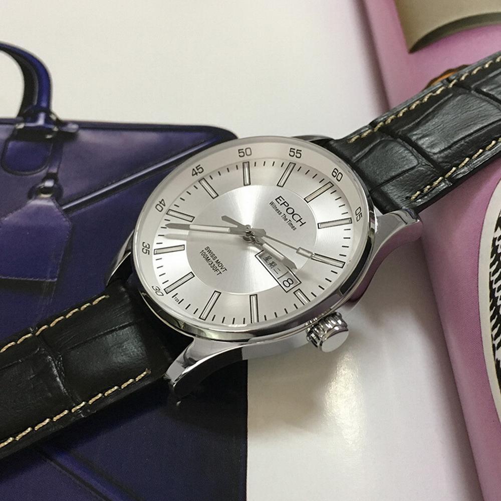 Wristwatches men dress watch mens wrist watches EPOCH man T25 tritium luxury wristwatch 100m waterproof quartz relogio luminous switzerland 221128