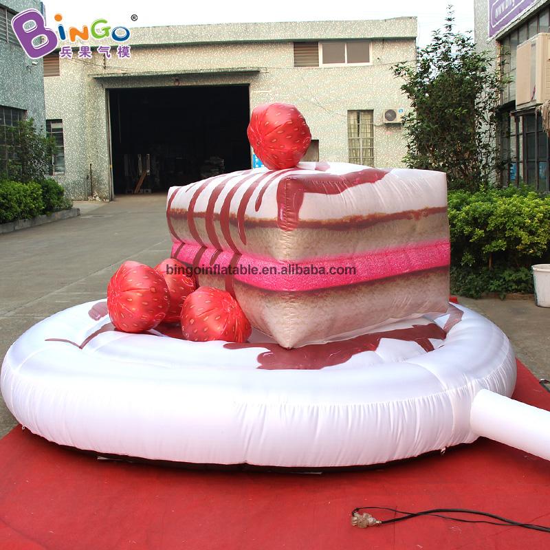 Newly Design Event Advertising Inflatable Cake Models Hamburger Donut Balloons Simulation Food Models For Outdoor Decoration Toys Sports