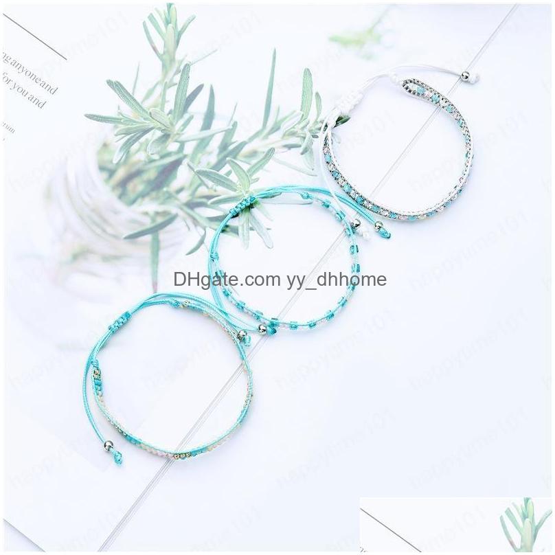 Charm Bracelets Bohemian Handmade Woven Beads Bracelet Set Fashion Crystal Bracelets Bangle For Women Charm Jewelry Gift Drop Deliver Dhkrq
Charm Bracelets Bohemian Handmade Woven Beads Bracelet Set Fashion Crystal Bracelets Bangle For Women Charm Jewelry Gift Drop Deliver Dhkrq
