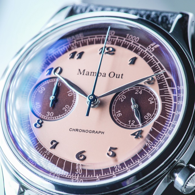 Wristwatches Shirryu Mamba Out Chronograph Watch Men 38mm Sapphire Dial Bubble VK64 Quartz Movment Stainless Steel 5ATM Relogio Nibosi 221128