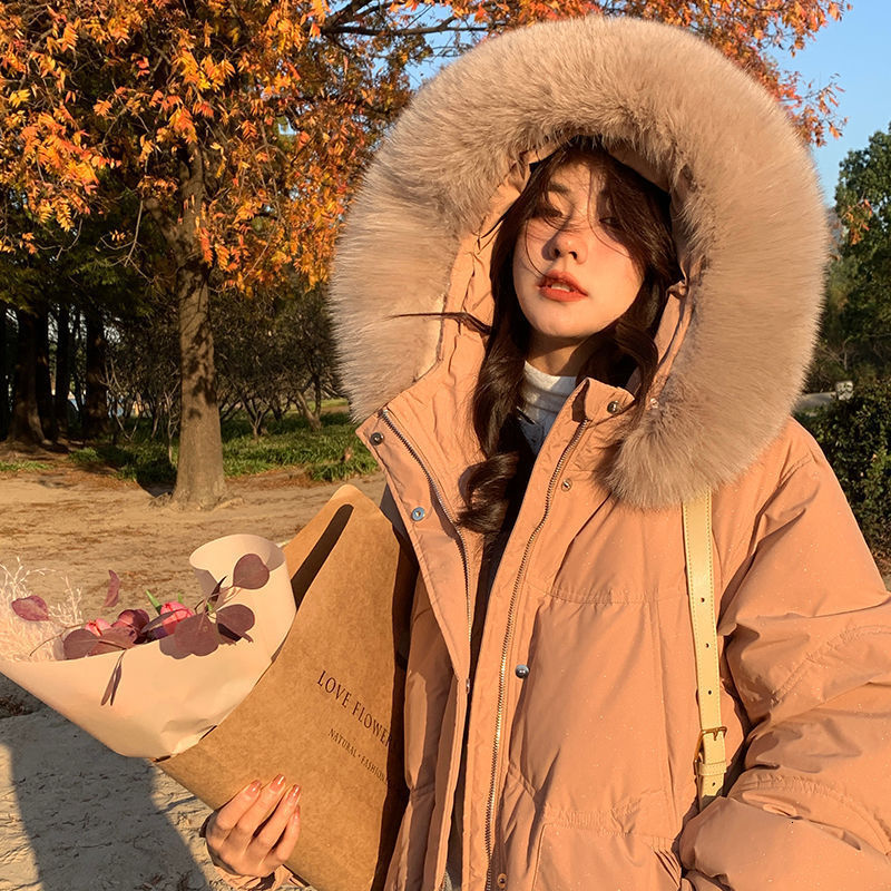 Women s Down Parkas Winter Warm Thick White Duck Puffer Women Jackets Fashion Casual Black Hoodies Coats 221128