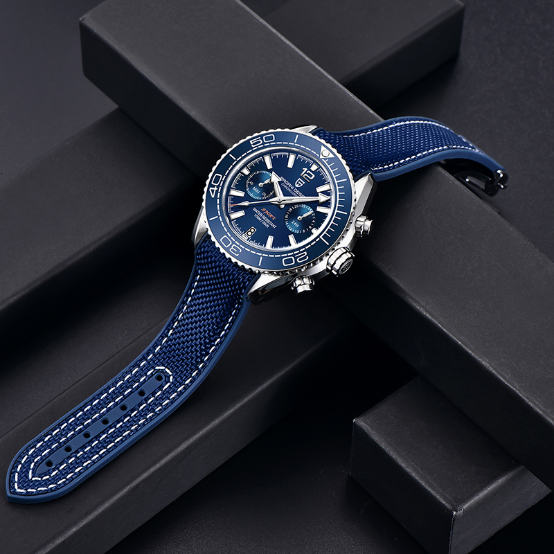 Wristwatches PAGANI DESIGN Classic Luxury Quartz Watch For Men Top Brand Ceramic Bezel Sapphire Glass 100M Waterproof Relgio Masculino 221128