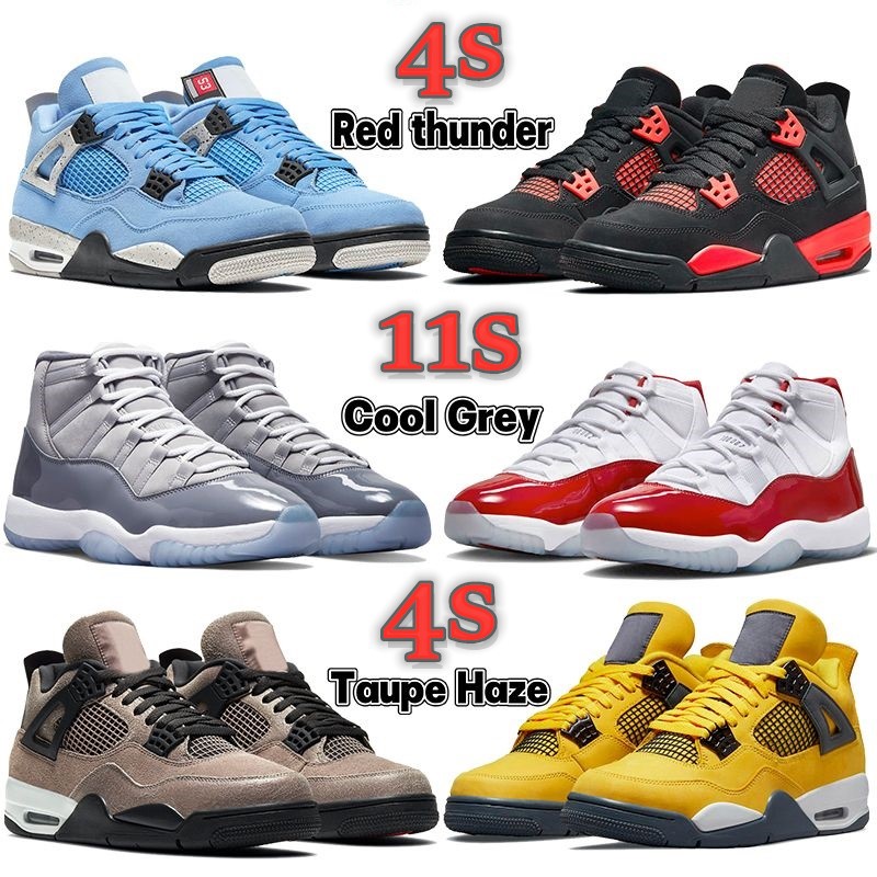 2023 Top boots jumpman 4 4s Basketball shoes red thunder university blue Taupe Haze 11 11s midnight navy velvet cool grey cherry black cat, 38
2023 Top boots jumpman 4 4s Basketball shoes red thunder university blue Taupe Haze 11 11s midnight navy velvet cool grey cherry black cat, 38