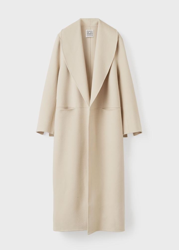 Women's Wool Blends color women Long Coat 21 winter season oversize v-neck lether cardigen belt trench 221129