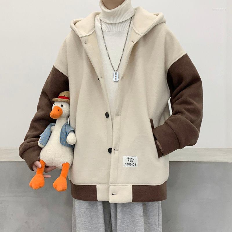 Men's Jackets 2022 Korean Style Men's Loose Hooded Cardigan Plush Streetwear Bomber Jacket Thickened Black/Apricot Coats Large Size
Men's Jackets 2022 Korean Style Men's Loose Hooded Cardigan Plush Streetwear Bomber Jacket Thickened Black/Apricot Coats Large Size