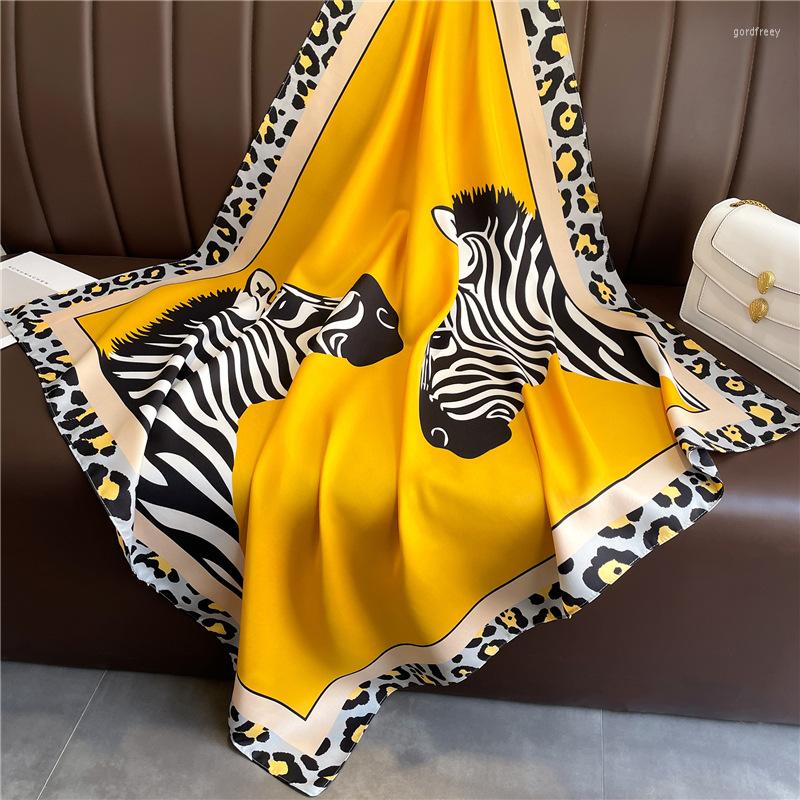 Scarves 90cm Square Silk Scarf Women Shawls Designer Leopard Print Foulard Head Wraps For Lady Neck Satin Headband FJ698
Scarves 90cm Square Silk Scarf Women Shawls Designer Leopard Print Foulard Head Wraps For Lady Neck Satin Headband FJ698