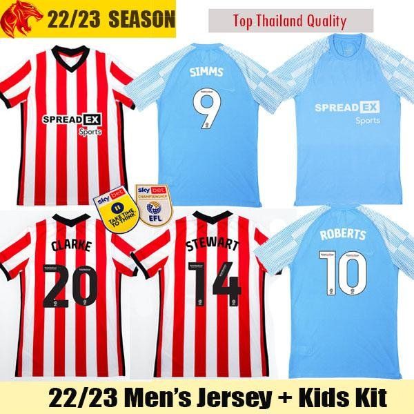 22 23 SUNDERLAND Soccer Jerseys STEWART SIMMS ROBERTS AMAD CLARKE DAJAKU EMBLETON EVANS O'NIEN Football Shirt PRITCHARD Mens Jersey Kids Kit, 2223 away
22 23 SUNDERLAND Soccer Jerseys STEWART SIMMS ROBERTS AMAD CLARKE DAJAKU EMBLETON EVANS O'NIEN Football Shirt PRITCHARD Mens Jersey Kids Kit, 2223 away