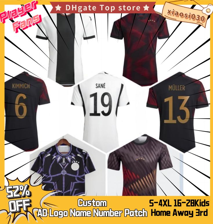 22 23 Germany jersey soccrer jerseys Goretzka DRAXLER REUS 2022 HUMMELS MULLER GNABRY WERNER dhgate top 4XL maillot football shirt men women kids Kit, 2022 home player long sleeve
22 23 Germany jersey soccrer jerseys Goretzka DRAXLER REUS 2022 HUMMELS MULLER GNABRY WERNER dhgate top 4XL maillot football shirt men women kids Kit, 2022 home player long sleeve