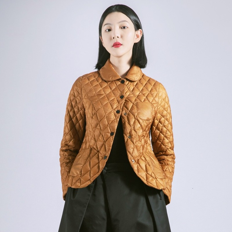 Women s Down Parkas Fashion Leisure High end Diamond Short Light Autumn White Duck Jacket Slim Fit Women Spring Autumn 221128