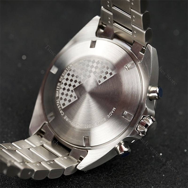 Wristwatches Luxury Men s Watch Sport LUXURI DESIGN Chronograph Blue Dial Luminous Waterproof 221128
