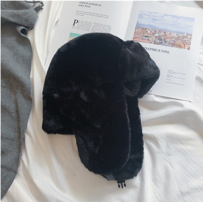 Trapper Hats Womens Winter HaTt Ushanka for Female Thicken Cold Cap Warm Windbreak Pilot with Earflaps 221129