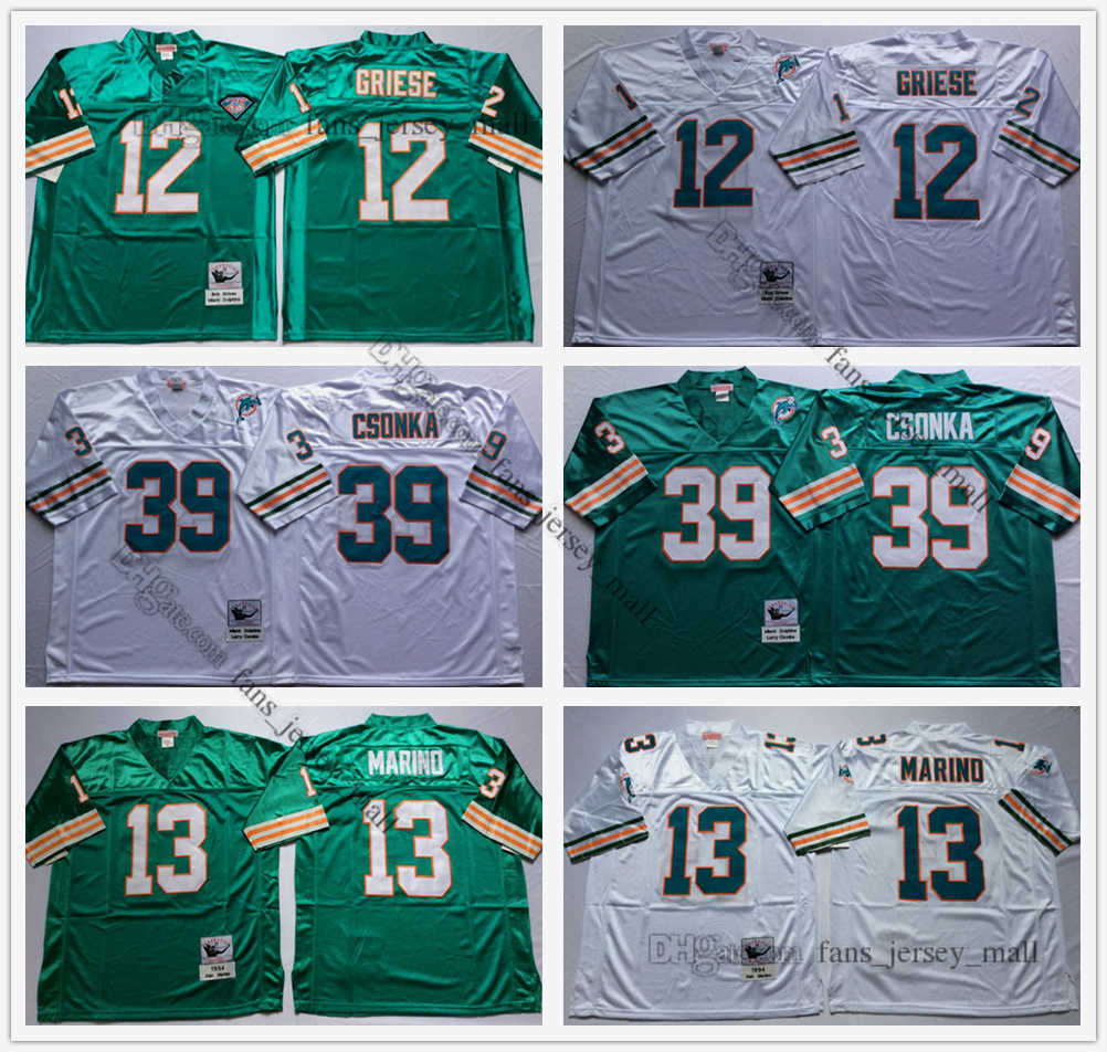 NCAA Vintage Foobtall 12 Bob Griese Jersey 13 Dan Marino 39 Larry Csonka Black Red White Green Man Vintage All Stitched, Same as picture
NCAA Vintage Foobtall 12 Bob Griese Jersey 13 Dan Marino 39 Larry Csonka Black Red White Green Man Vintage All Stitched, Same as picture