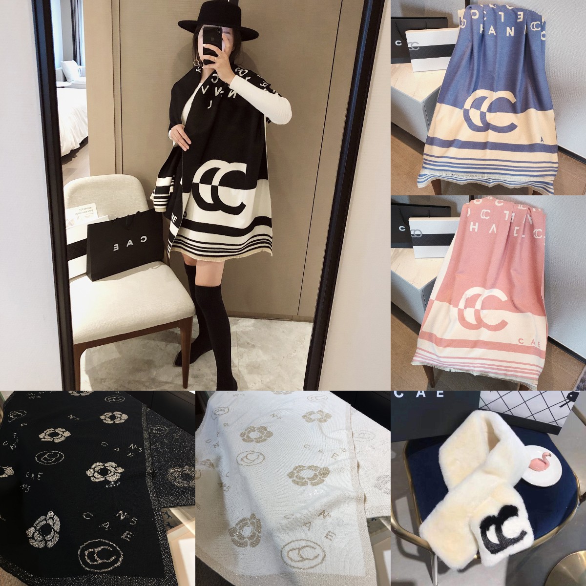 12 style Designer Womens Scarf Warm Scarf Winter Luxurious Brand Letter Silk High End Classic Pattern shawl Scarves New Gift Easy to match Soft Touch Multicoloured
12 style Designer Womens Scarf Warm Scarf Winter Luxurious Brand Letter Silk High End Classic Pattern shawl Scarves New Gift Easy to match Soft Touch Multicoloured