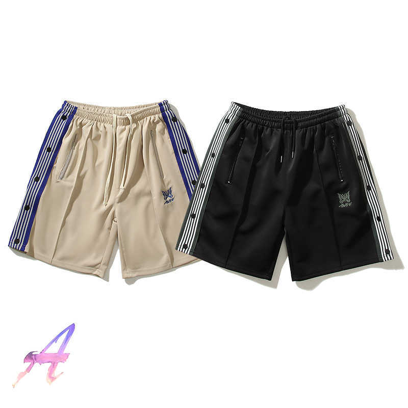 Men's Shorts Needles AWGE ShortsEmbroidered Butterfly Button Stripe Track Breeches Men Women Needles Shorts T221129
Men's Shorts Needles AWGE ShortsEmbroidered Butterfly Button Stripe Track Breeches Men Women Needles Shorts T221129