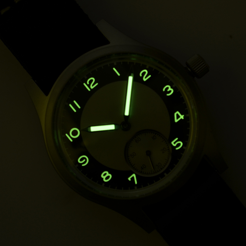 Wristwatches Baltany Tuxedo Retro Watch 36mm Sub Second 60s Mini Dress Watches Stainless Steel Leather Strap Wristwatch 221128