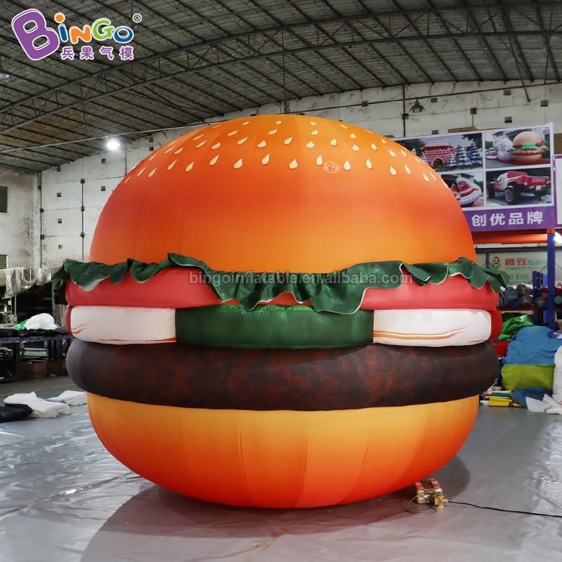 Newly Design Event Advertising Inflatable Cake Models Hamburger Donut Balloons Simulation Food Models For Outdoor Decoration Toys Sports