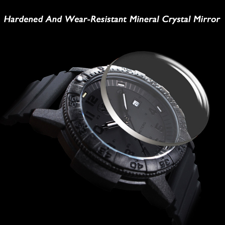 Wristwatches Hnlgnox Mens Diver Watches Tritium Pilot Watch Military 10ATM Waterproof Quartz Wristwatch Carbon Fiber Case T25 Luminous Sport 221128