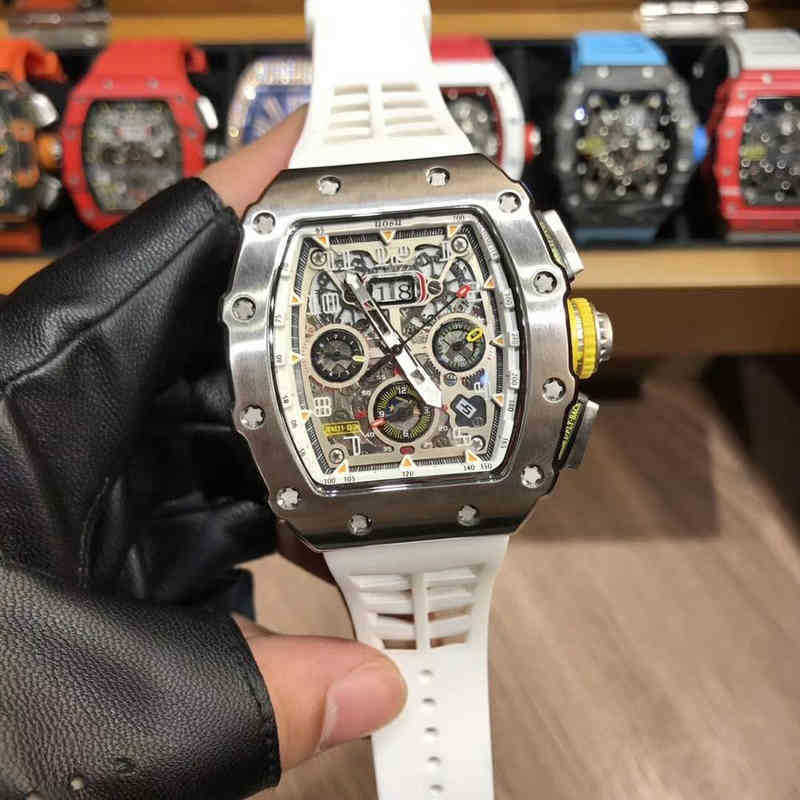 SUPERCLONE watches wristwatch designer Luxury Mens Mechanical Watch Multifunctional Male Case Carbon Fiber High All Functions Can Be Used Swis
SUPERCLONE watches wristwatch designer Luxury Mens Mechanical Watch Multifunctional Male Case Carbon Fiber High All Functions Can Be Used Swis