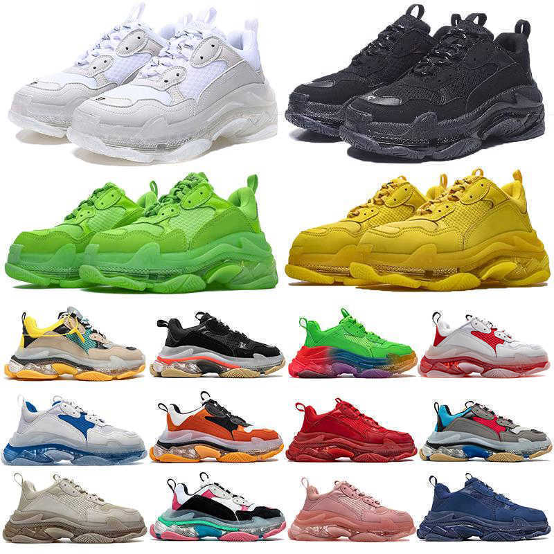 Desinger Paris Fashion 17FW Triple S Clear Sole Mens Women Casual Shoes Platform Sneakers Black White Green Rainbow Luxury Sports Dad Shoe, 36-45 (10)
Desinger Paris Fashion 17FW Triple S Clear Sole Mens Women Casual Shoes Platform Sneakers Black White Green Rainbow Luxury Sports Dad Shoe, 36-45 (10)
