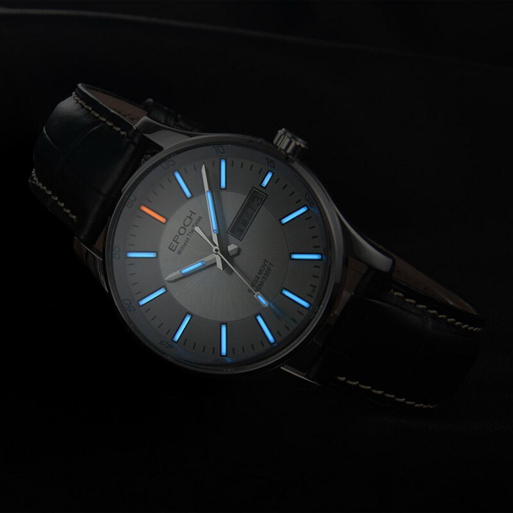 Wristwatches men dress watch mens wrist watches EPOCH man T25 tritium luxury wristwatch 100m waterproof quartz relogio luminous switzerland 221128