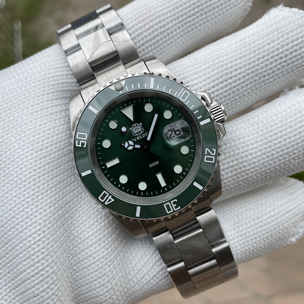Wristwatches STEELDIVE SD8205 Selling Ceramic Bezel 41mm Steeldive 30ATM Water Resistant Japan Movement Quartz Mens Dive Watch Reloj 221128