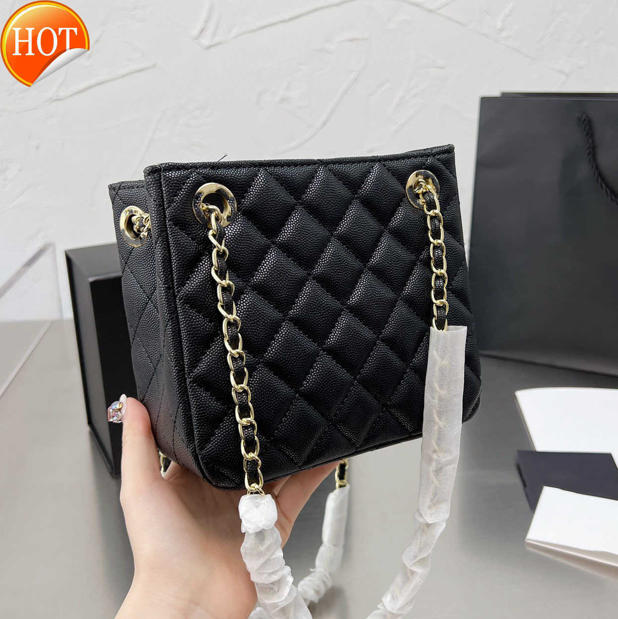 Luxury Designer Single Shoulder Bags Women 2023 Fashion Mini Bucket Bag Textured Leather Portable Single Shoulder Crossbody Bag Factory Direct Sales, Pink
Luxury Designer Single Shoulder Bags Women 2023 Fashion Mini Bucket Bag Textured Leather Portable Single Shoulder Crossbody Bag Factory Direct Sales, Pink
